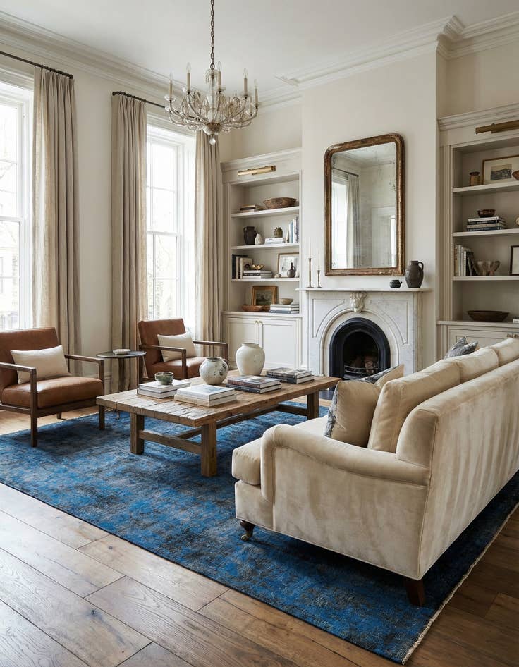 Detail image of 9' 3 x 12' 6  Hand Knotted Ultra Vintage Persian Wool Rug