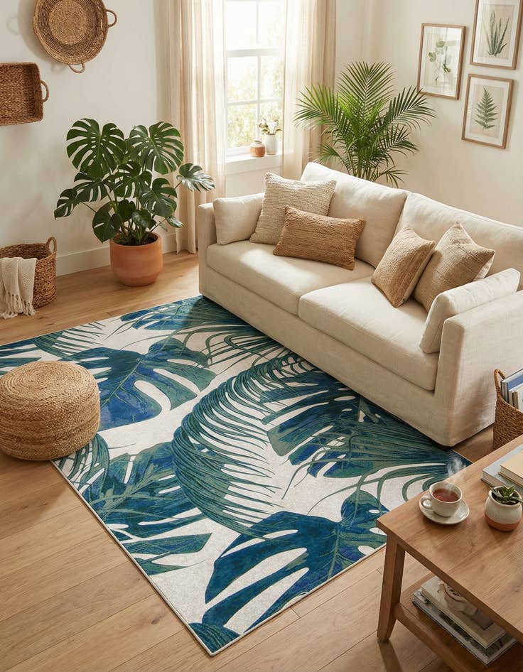 Detail image of  5' 3 x 7' 10 Blossom Rug