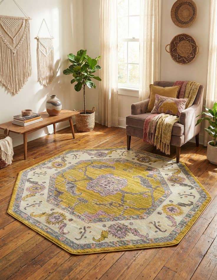 Detail image of 6' x 6' Paragon Octagon Rug