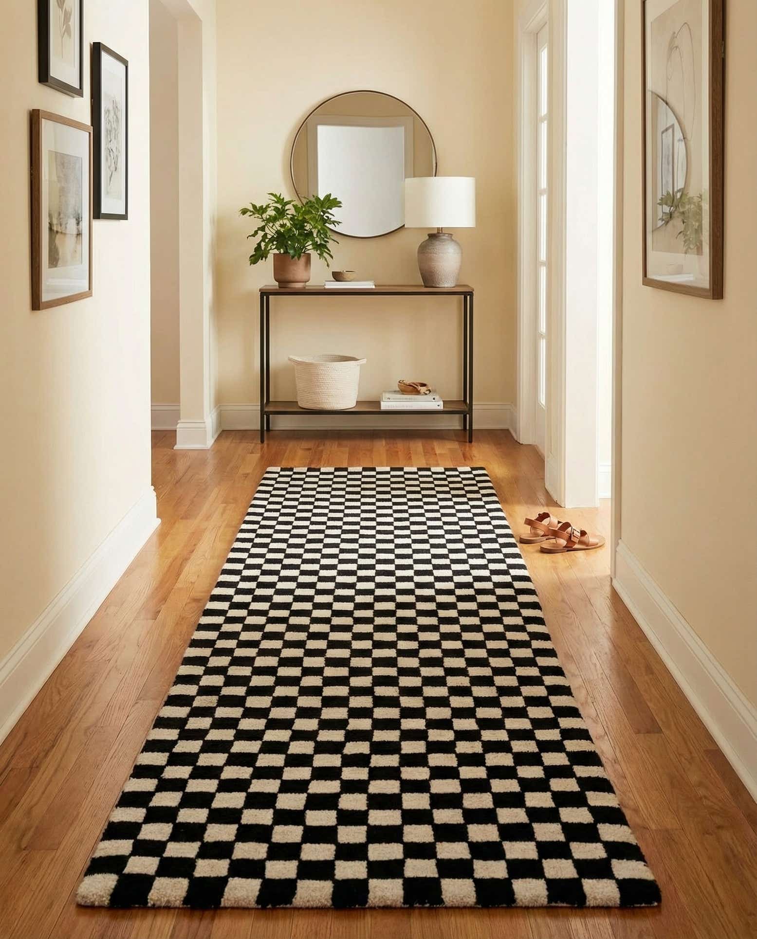 2' 7 x 12' Hand Tufted Wool Runner Rug