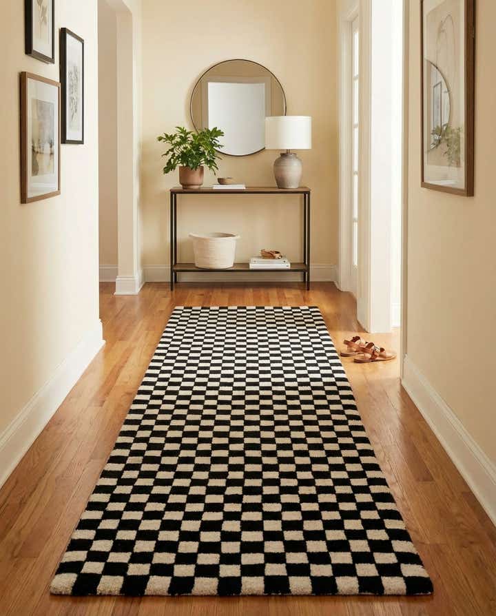 2' 7 x 12' Hand Tufted Wool Runner Rug