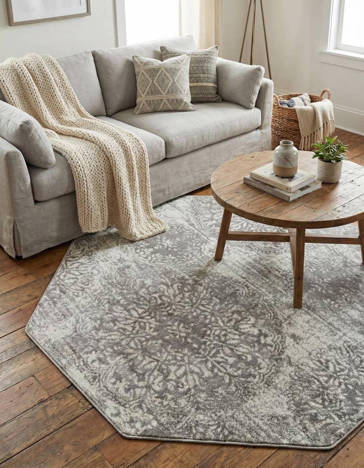 Detail image of  5' 3 x 5' 3 Monte Carlo Octagon Rug