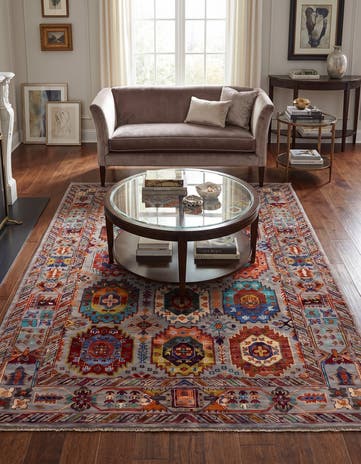 5' 2 x 6' 7 Hand Knotted Ariana Ziegler Rug