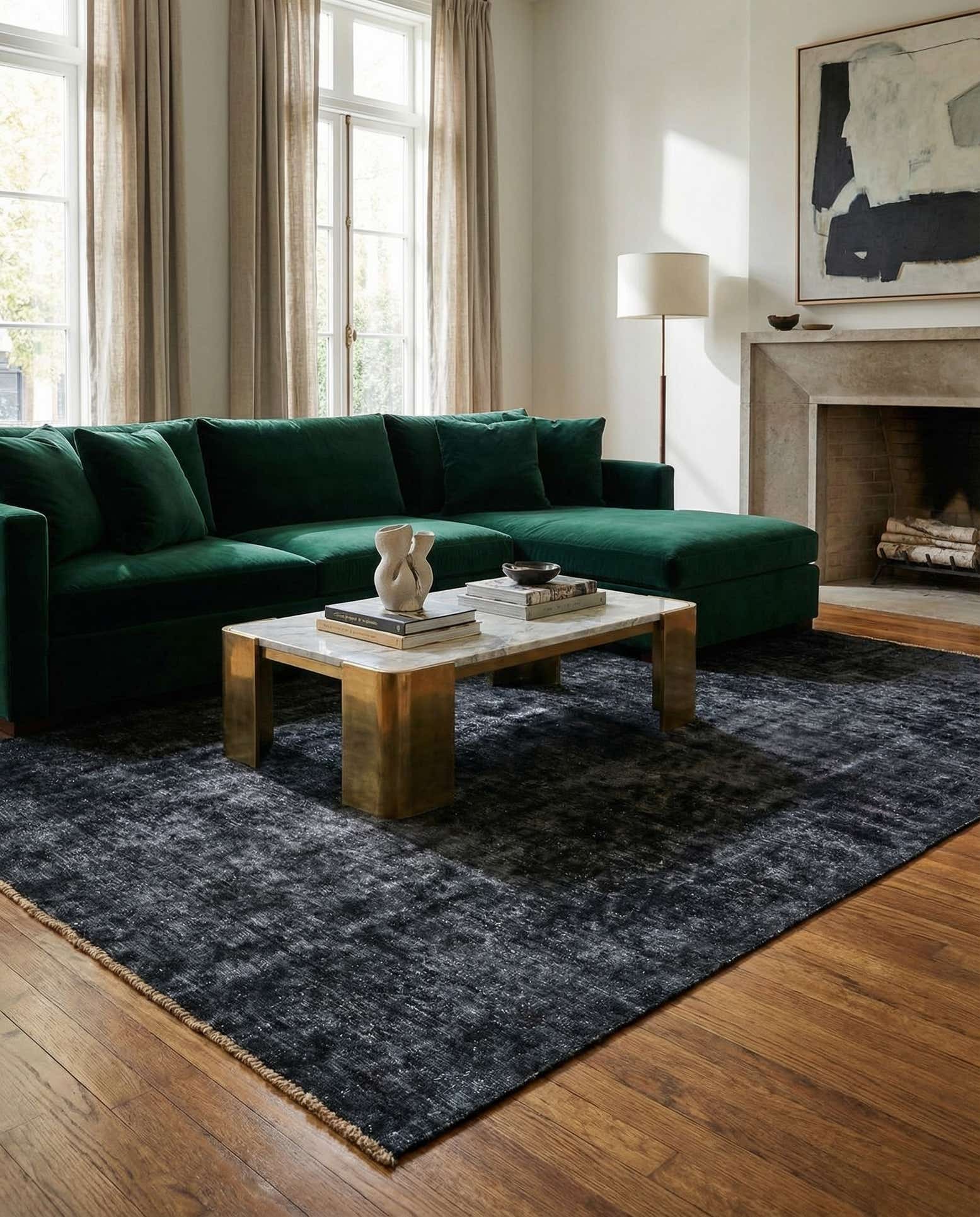 200cm x 285cm Handgeknüpft Ultra Vintage Persisch Wolle Teppich