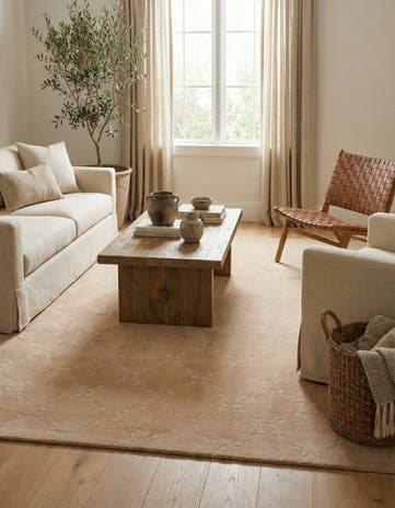 5' x 6' 5 Hand Knotted Nepal Wool Rug