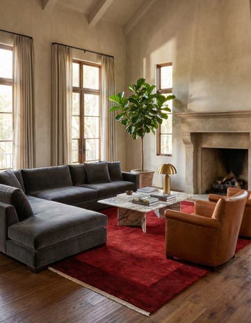 8' x 11' 3 Hand Knotted Darya Wool Rug