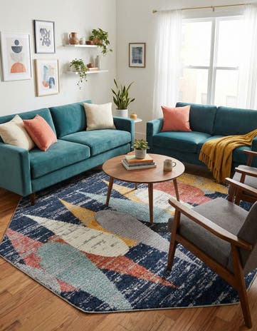 7' 10 x 7' 10 Tagine Octagon Rug