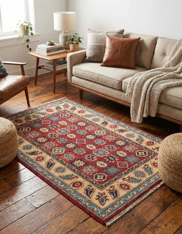 2' 8 x 4' 1 Hand Knotted Kazak Rug