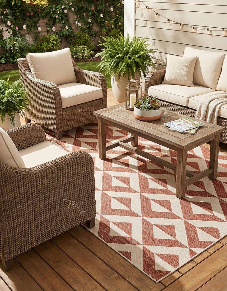 Detail image of 7' x 10'  Washable Jill Zarin Napa Indoor / Outdoor Rug