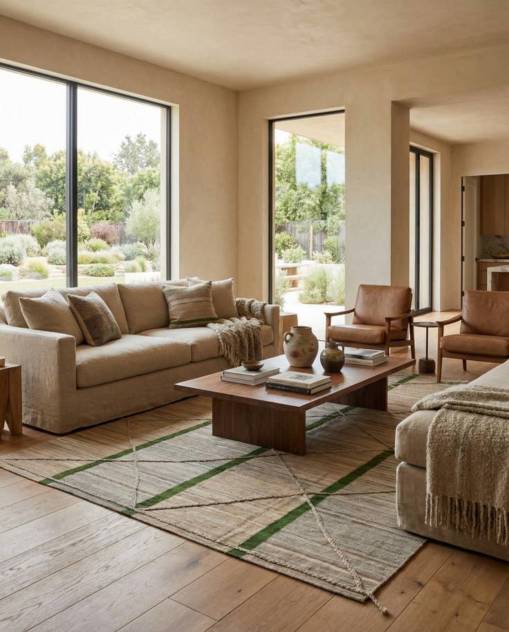 Detail image of 8' 3 x 11' Hand Woven Kilim Modern Wool Rug