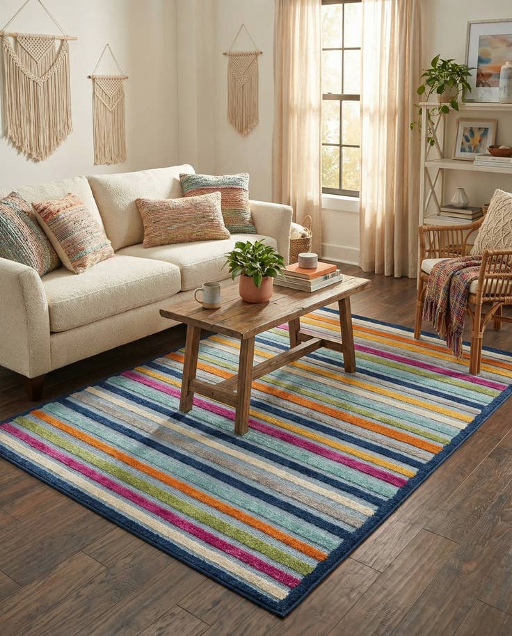 Detail image of 4' x 6' Easy-Clean Aruba Indoor / Outdoor Rug