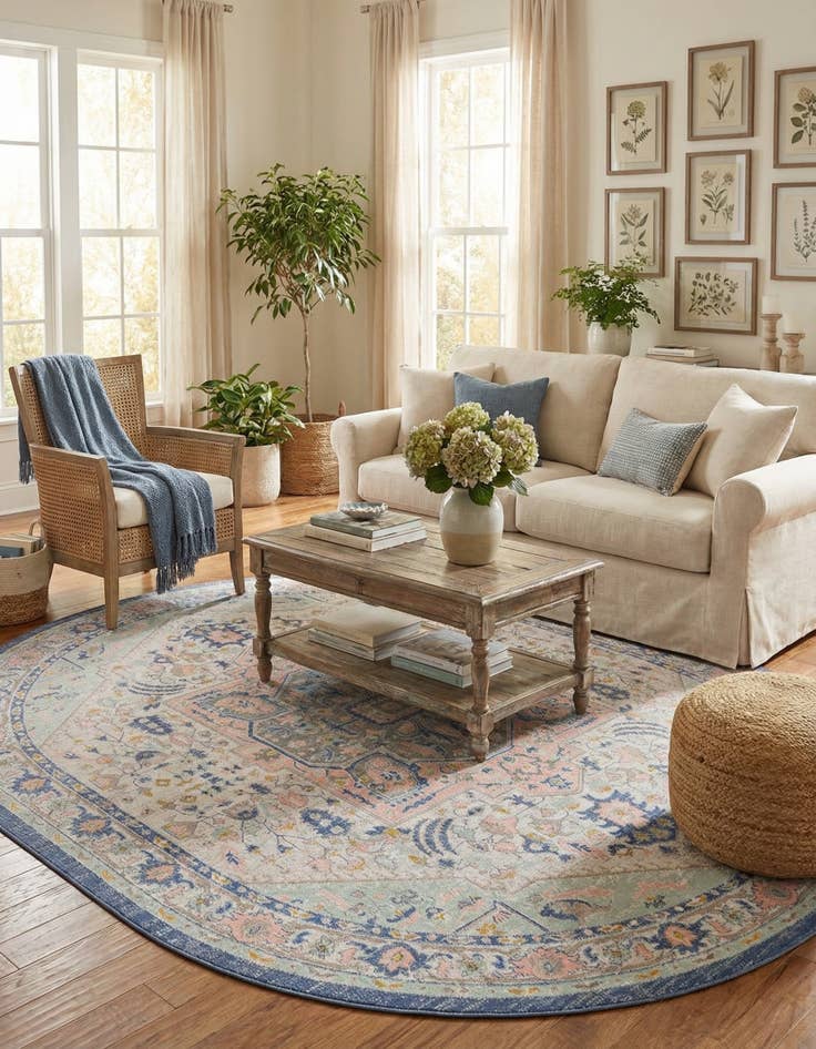 Detail image of 8' x 10' Whitney Oval Rug