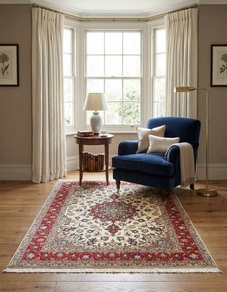 Detail image of 5' x 6' 6 Tabriz Rug