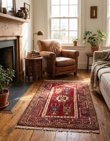2' 8 x 4' 7 Hand Knotted Anatolian Wool Rug