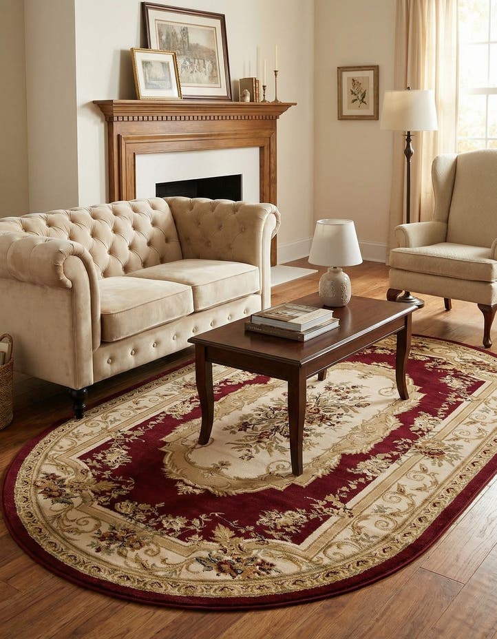 5' 3 x 8' Chateau Oval Rug