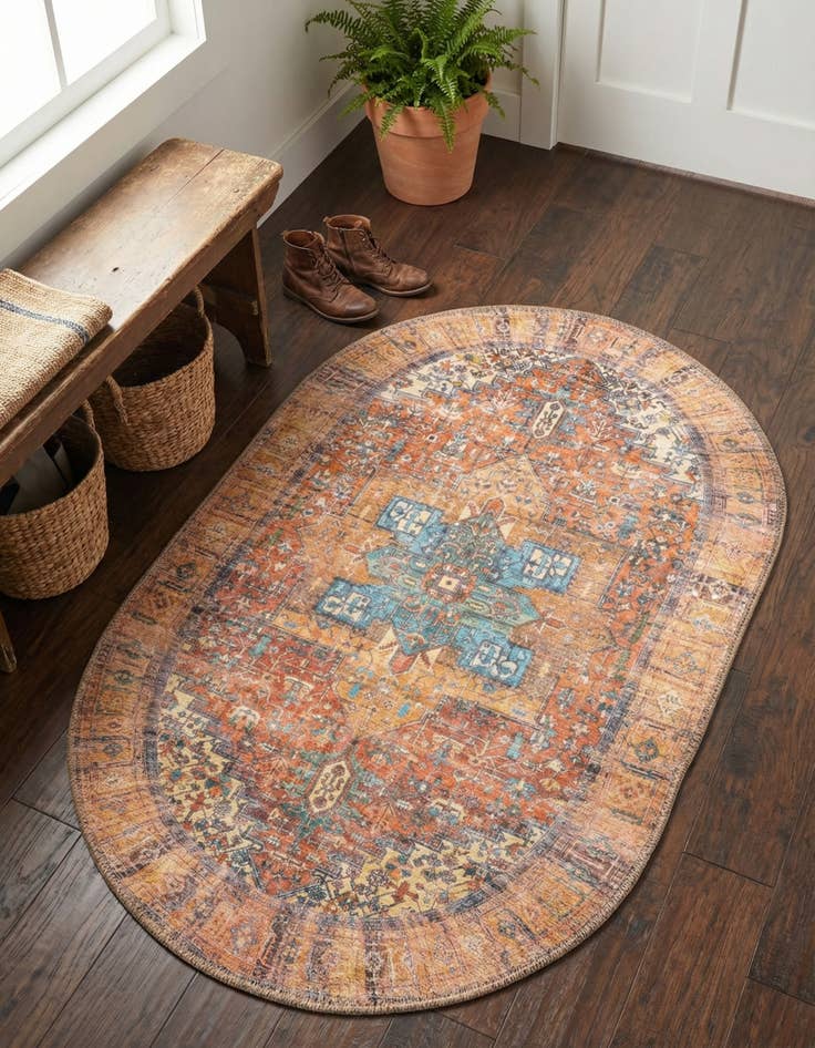 Detail image of  2' x 3' Timeless Oval Rug
