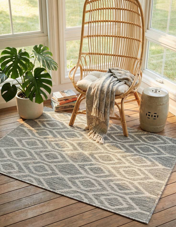 Detail image of 2' x 3'  Washable Jill Zarin Turks and Caicos Indoor / Outdoor Rug