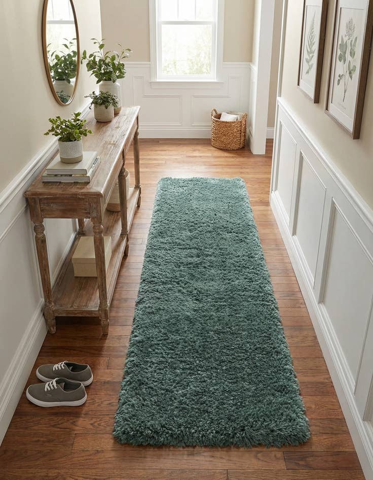 Detail image of  2' 7 x 13' Infinity Shag Runner Rug