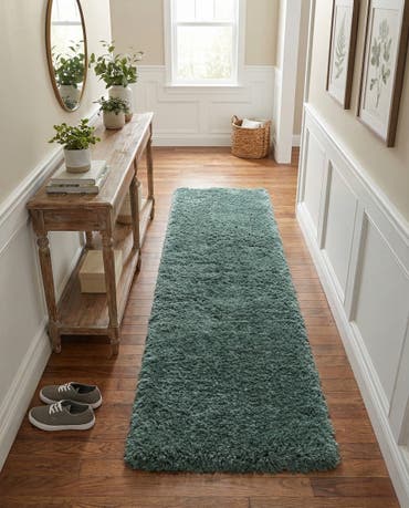  2' 7 x 13' Infinity Shag Runner Rug