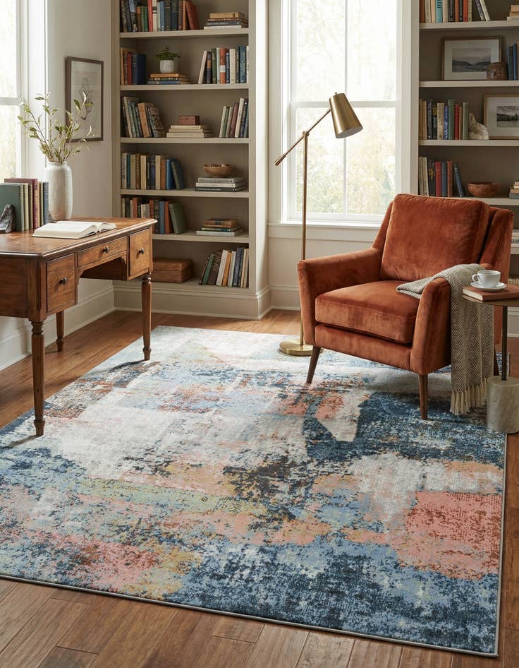 Detail image of 7' 10 x 10' Kamala Washable Rug