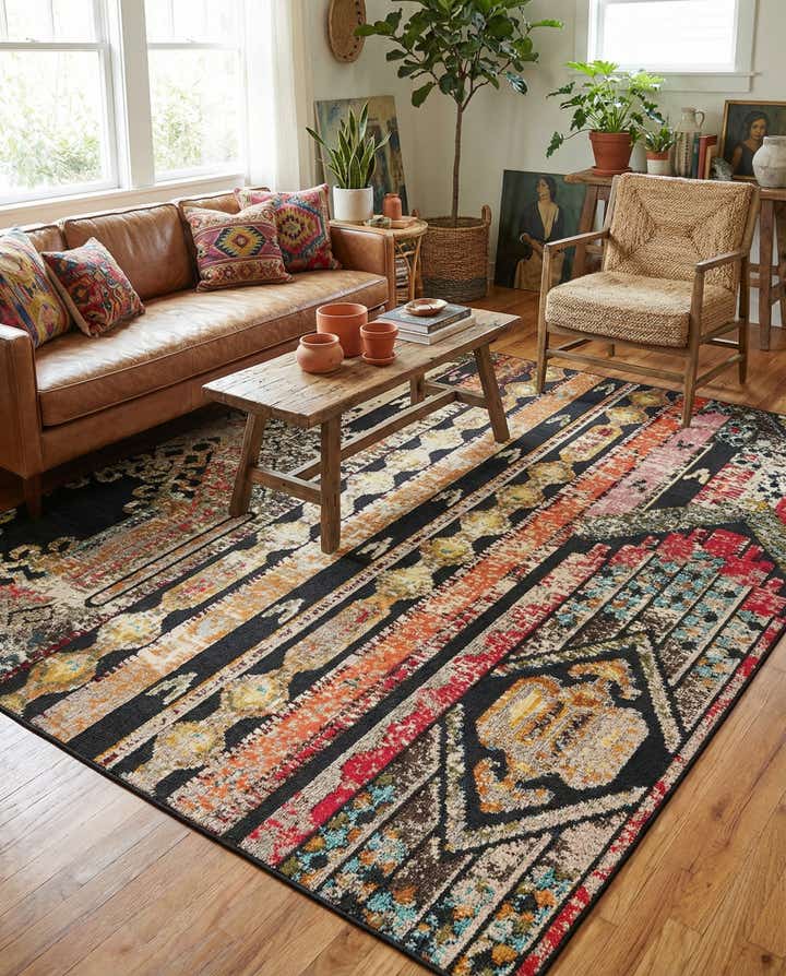 7' 10 x 10' Easy-Clean Casablanca Indoor / Outdoor Rug