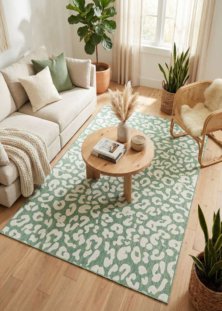 6' x 9' Easy-Clean Safari Indoor / Outdoor Rug