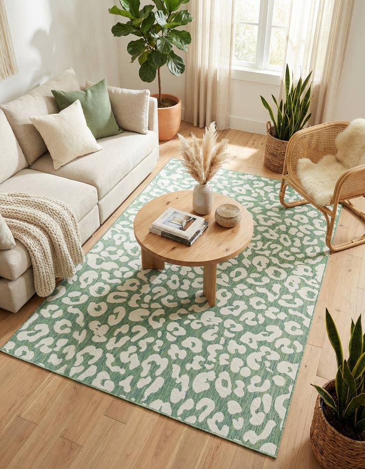 Detail image of  6' x 9'  Washable Safari Indoor / Outdoor Rug