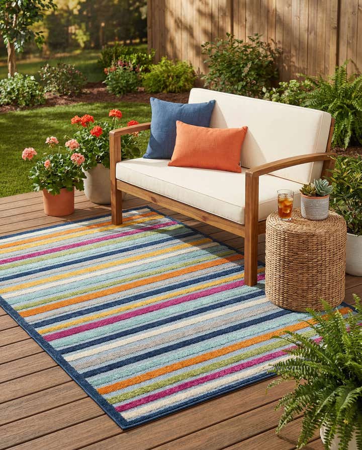 4' x 6' Easy-Clean Aruba Indoor / Outdoor Rug