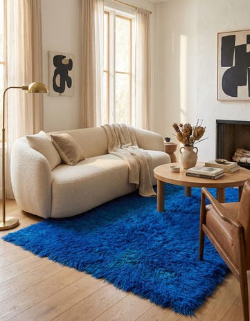 5' 6 x 7' 9 Hand Knotted Moroccan Wool Rug