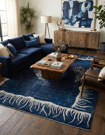 9' 9 x 12' 2 Hand Knotted Ultra Vintage Persian Wool Rug