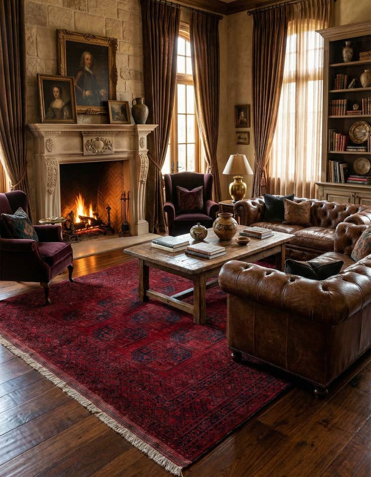 Detail image of 9' 1 x 11' 2  Hand Knotted Balouch Persian Wool Rug