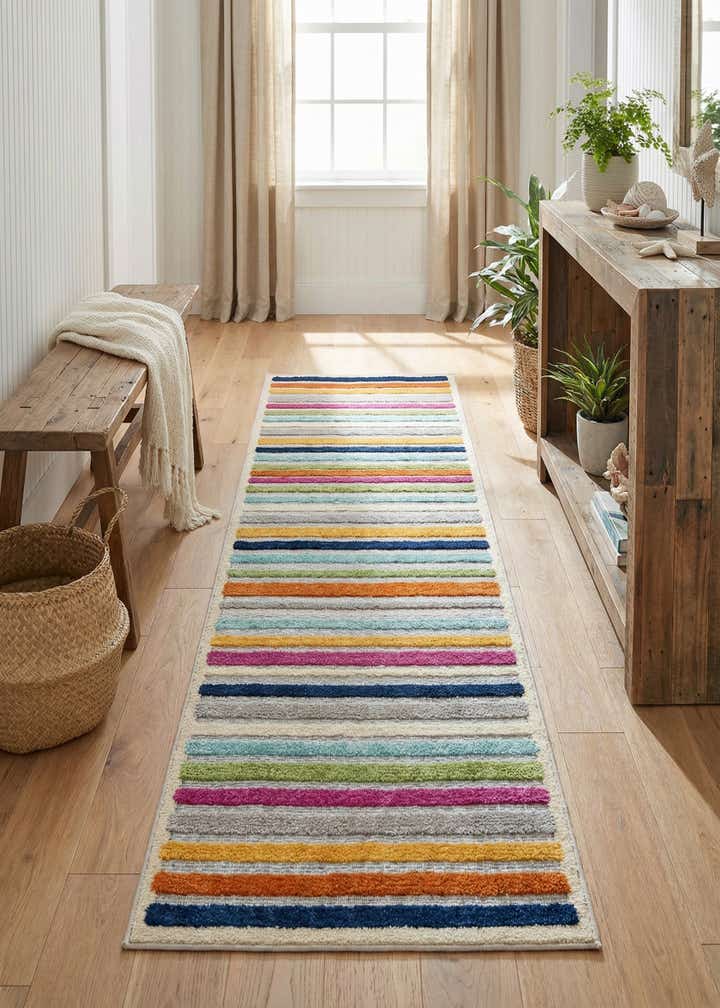 2' x 8' Easy-Clean Aruba Indoor / Outdoor Runner Rug