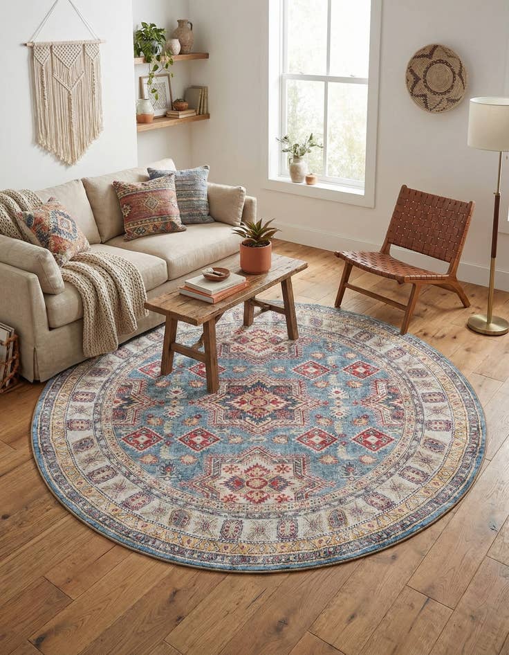 Detail image of 7' 10 x 7' 10 Timeless Round Rug