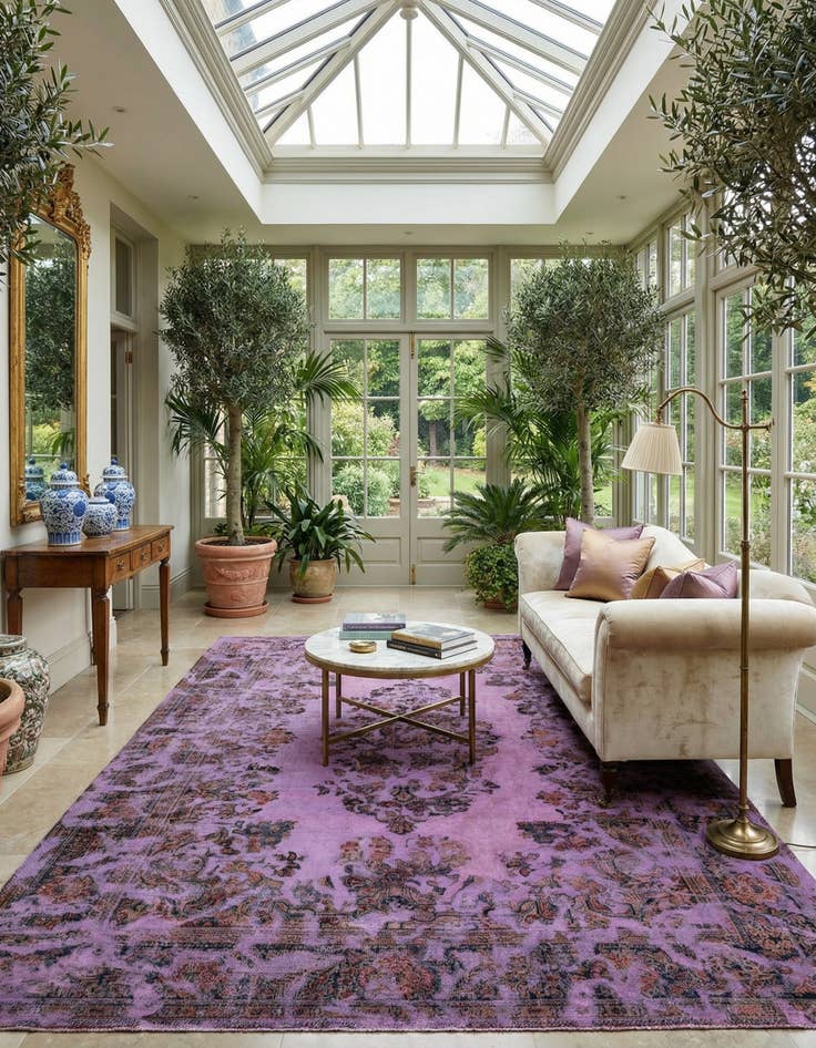 Detail image of 8' 7 x 11' 8 Vintage Royal Wool Rug