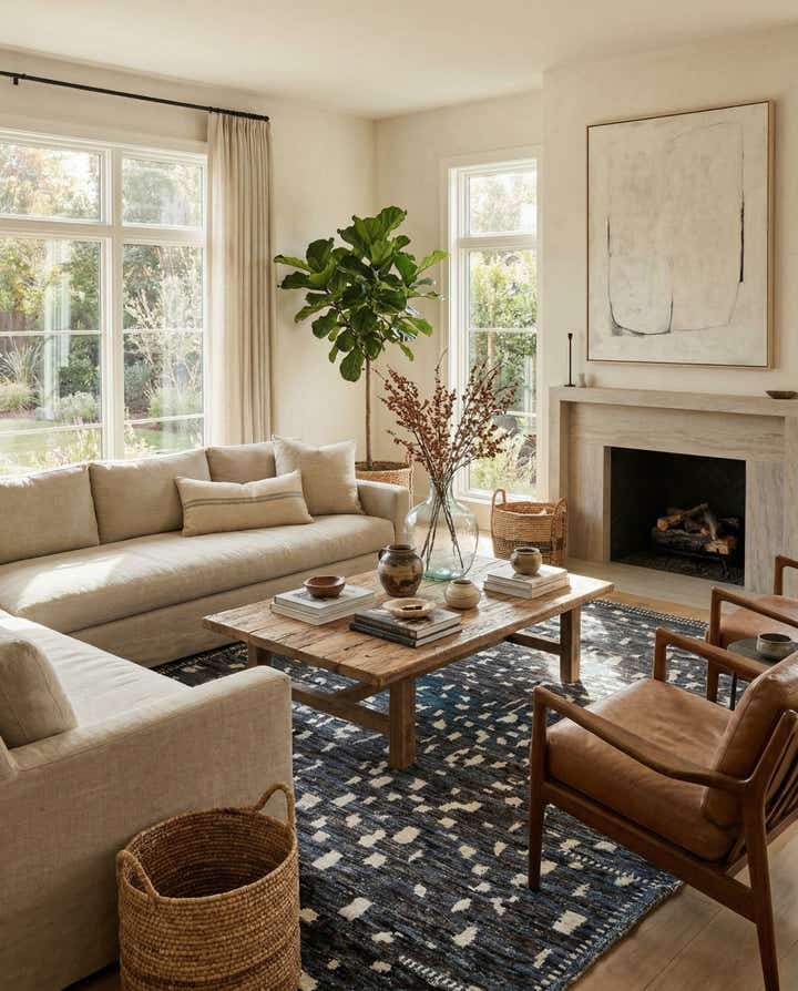 9' 3 x 12' 1 Hand Knotted Moroccan Wool Rug