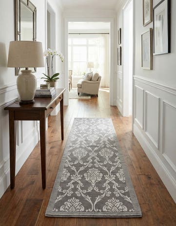 2' 11 x 10' Hand Knotted Darya Wool Runner Rug
