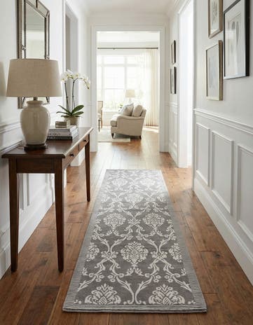 2' 11 x 10' Hand Knotted Darya Wool Runner Rug