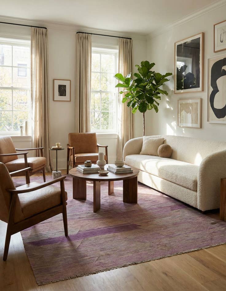 Detail image of  6' 8 x 9' 8  Hand Woven Kilim Modern Wool Rug