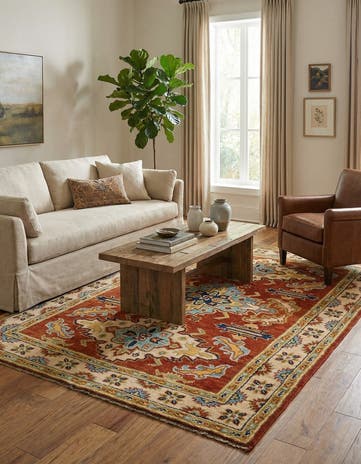 5' 9 x 7' 9 Hand Knotted Darya Wool Rug