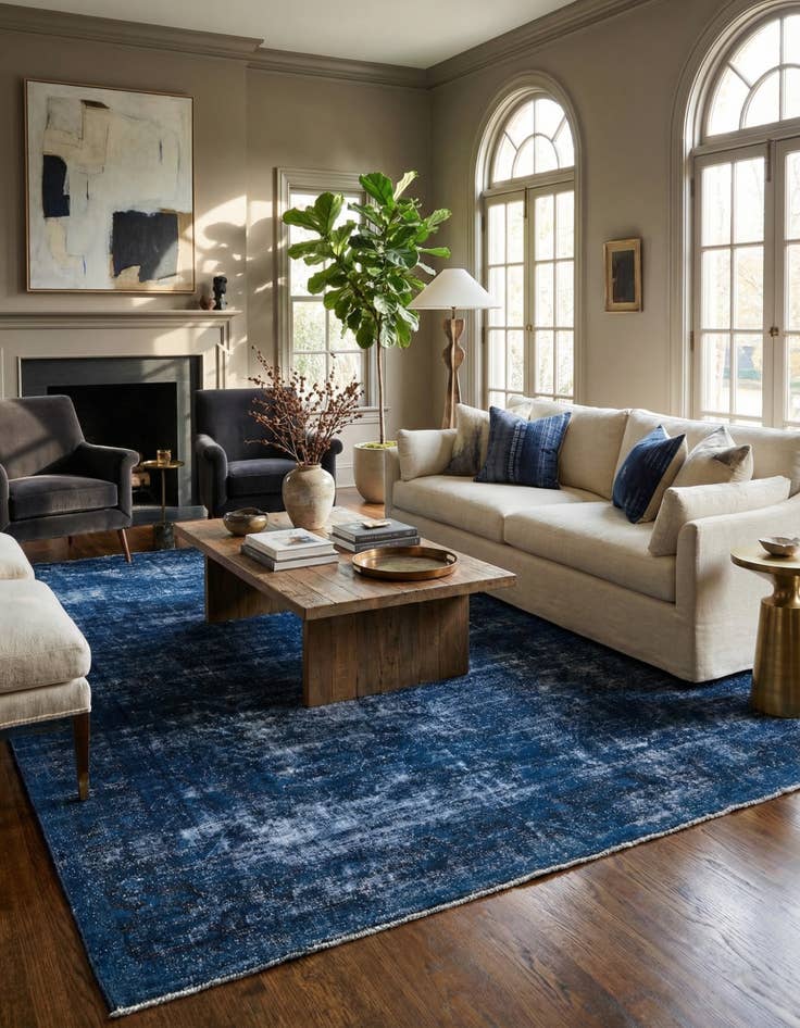 Detail image of 10' 5 x 13' 4  Hand Knotted Ultra Vintage Persian Wool Rug