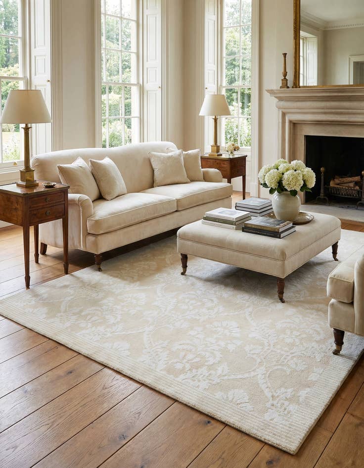 Detail image of 5' 7 x 7' 10  Hand Knotted Darya Wool Rug