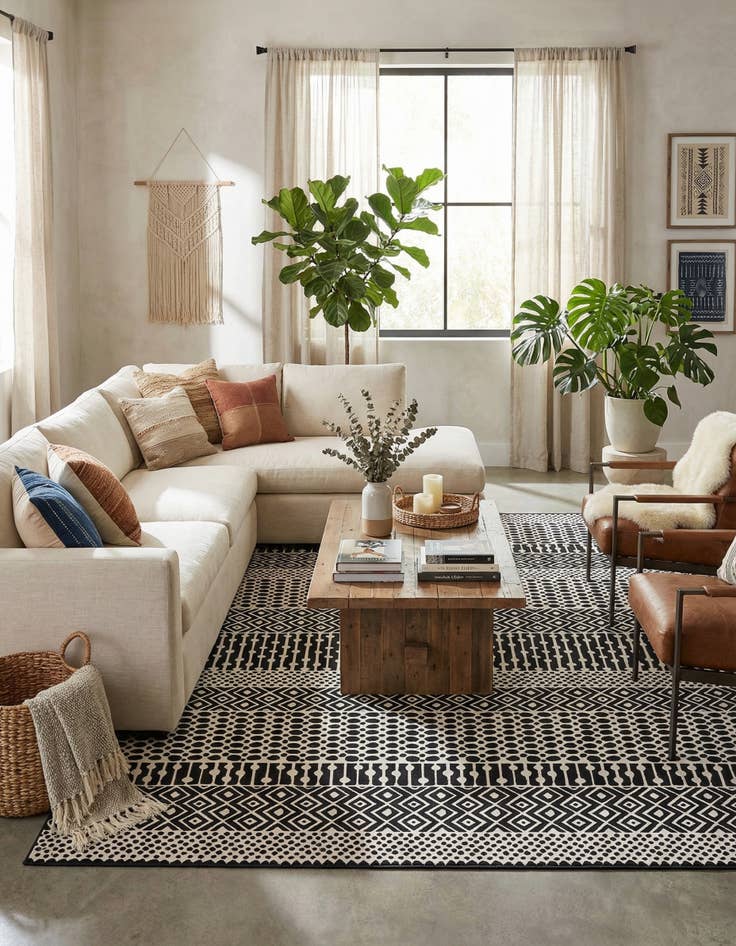 Detail image of 9' 10 x 14' Milano Rug