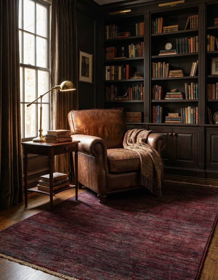 Detail image of 3' x 4' 6  Hand Knotted Modern Ziegler Rug