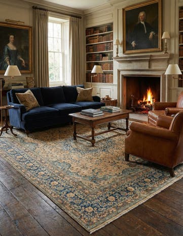 9' 9 x 12' 6 Vintage Wool Rug