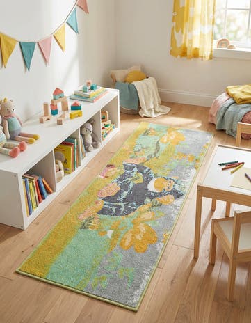 Gorilla Whimsy Kids Runner Rug