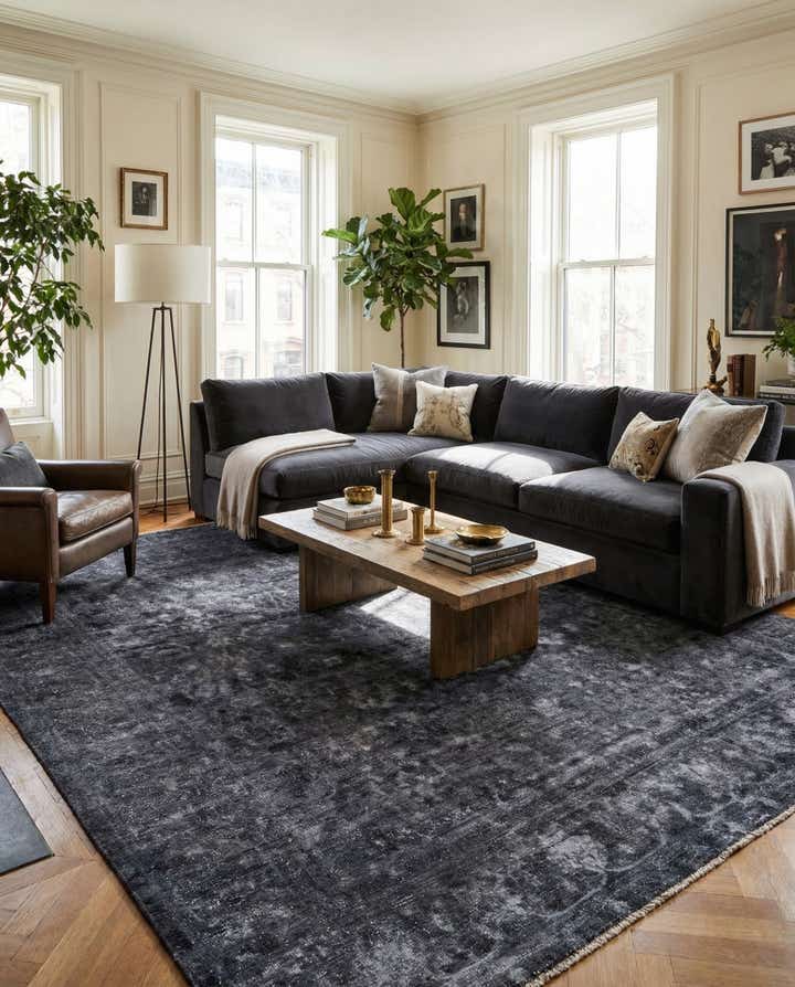 9' 9 x 11' 9 Hand Knotted Ultra Vintage Persian Wool Rug