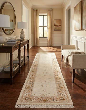 2' 10 x 9' 9 Hand Knotted Darya Wool Runner Rug