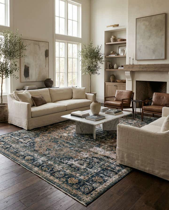 10' x 13' Hand Knotted Ultra Vintage Persian Wool Rug