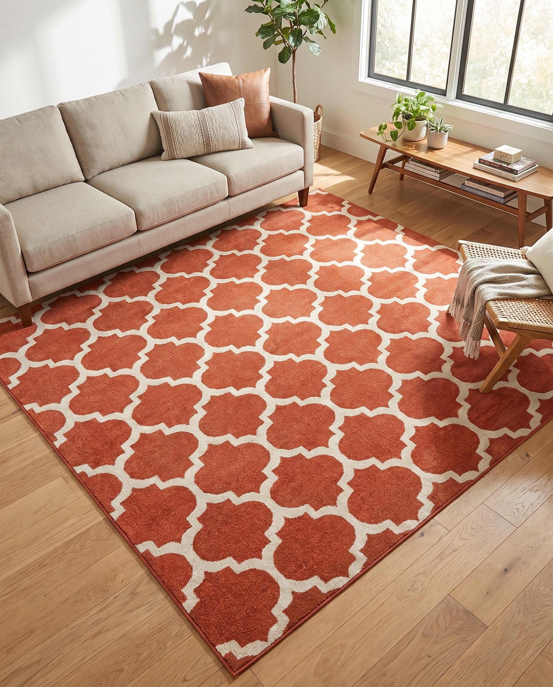 8' x 8' Trellis Square Rug