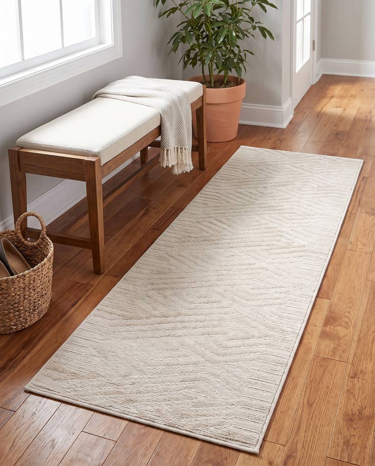 Detail image of 2' x 6' Easy-Clean Sabrina Soto Hudson Indoor / Outdoor Runner Rug